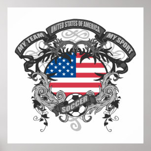 Affiches Le football Amérique