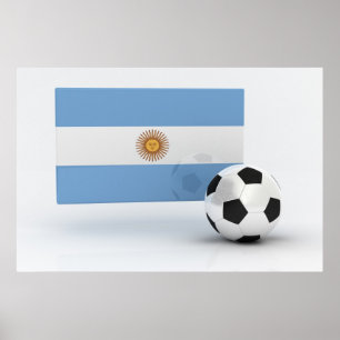 Affiches Le football de l'Argentine