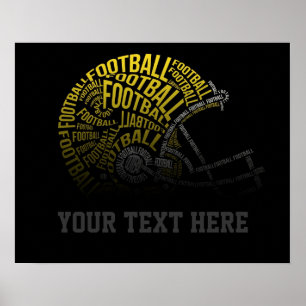 Affiches Le football fait sur commande