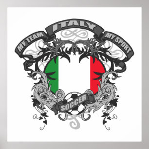 Affiches Le football Italie