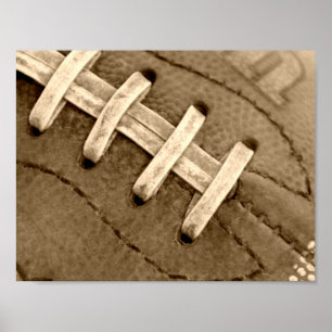 Affiches Le football lace l'affiche