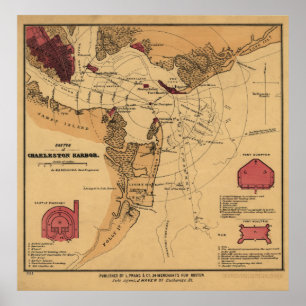 Affiches Le fort de la guerre civile Sumter