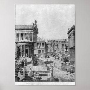 Affiches Le forum romain d'Antiquity, 1914