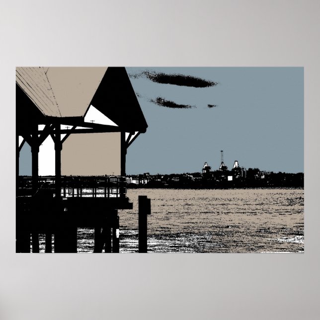 Affiches Le front de mer de Lonsdale Quay (Devant)