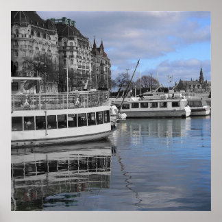 Affiches Le front de mer de Stockholm