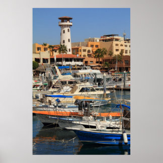 Affiches Le front de mer du port à Cabo San Lucas