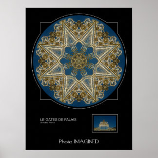AFFICHES LE GATES DE PALAIS, VERSAILLE, FRANCE
