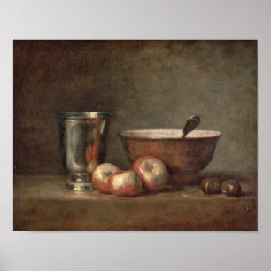 Affiches Le gobelet argenté, c.1768