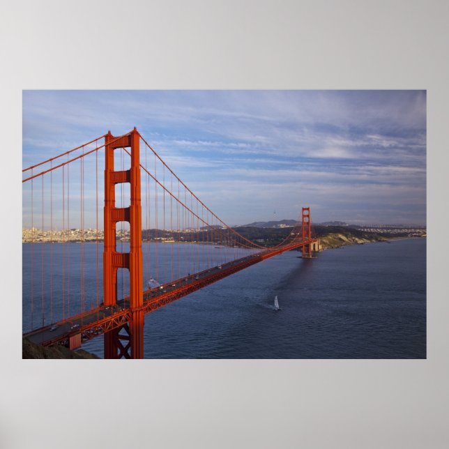 Affiches Le Golden Gate Bridge depuis Marin (Devant)