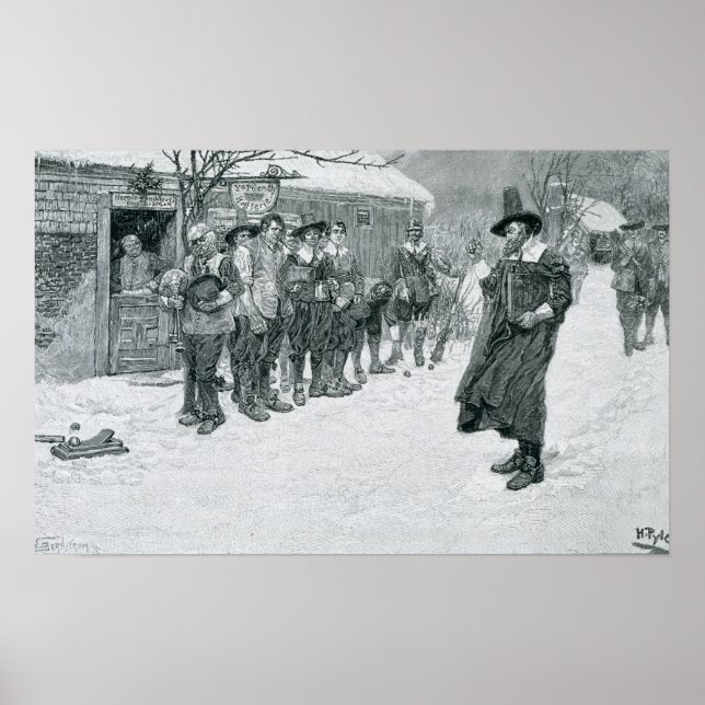 Affiches Le gouverneur puritain (Devant)