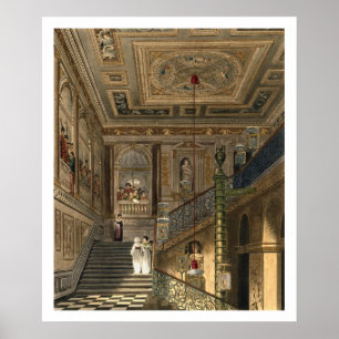 Affiches Le Grand Escalier du Palais de Kensington De Pyne