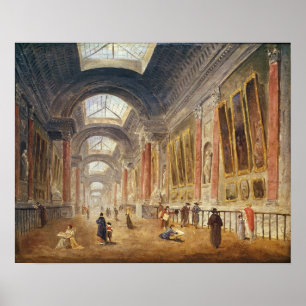Affiches Le grand Galerie du Louvre