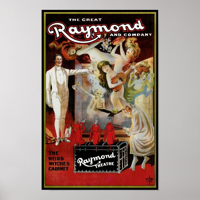 Affiches Le Grand Raymon ~ Cabinet de sorcières étranges (Devant)
