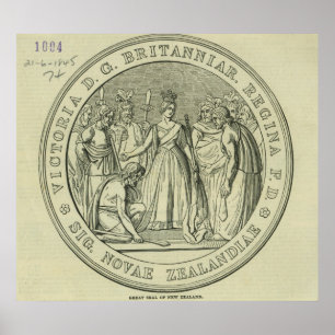 Affiches Le grand sceau de la Nouvelle-Zélande