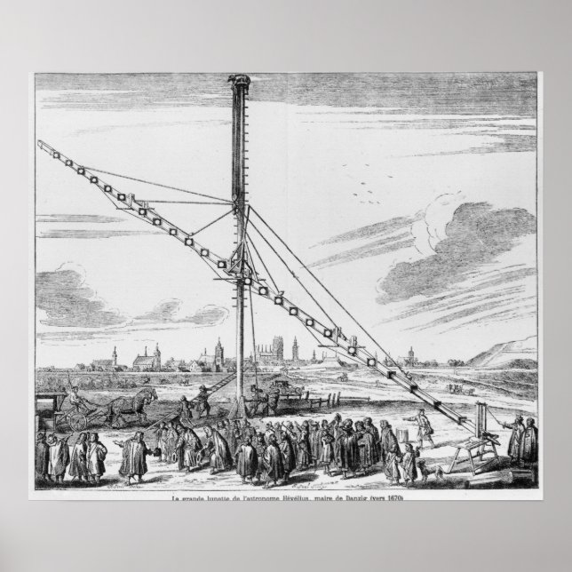 Affiches Le grand télescope astronomique (Devant)