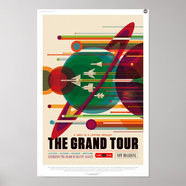 Affiches Le Grand Tour de l'Espace (Devant)