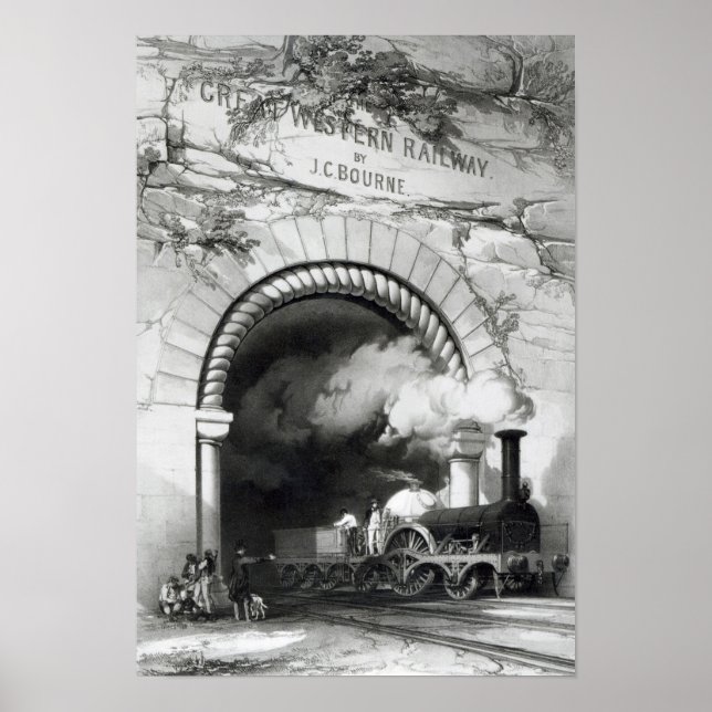 Affiches Le Great Western Railway, 1846 (Devant)
