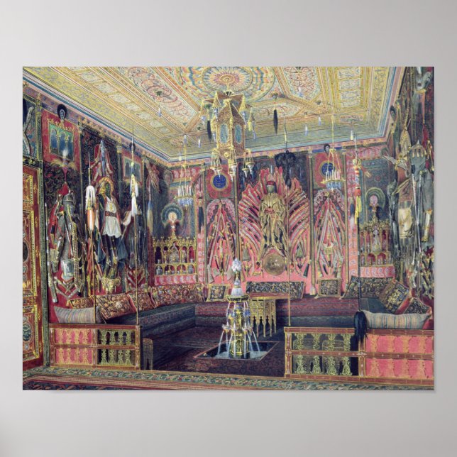 Affiches Le hall arabe dans le palais Catherine 0 (Devant)