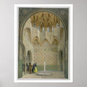 Affiches Le Hall de l'Abencerrages, Alhambra, Granad