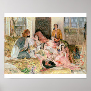 Affiches Le Harem, vers 1850