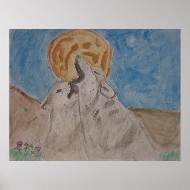 Affiches le hurlement (Devant)