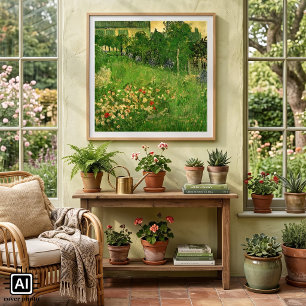 Affiches Le jardin de Daubigny par Vincent van Gogh, Le Jar
