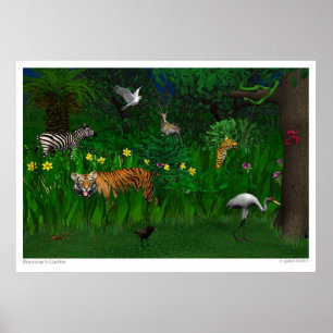 Affiches Le jardin de Rousseau