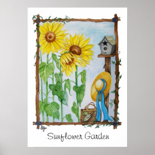 Affiches Le jardin de tournesols