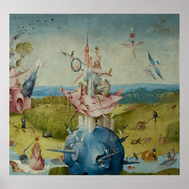 Affiches Le jardin des délices terrestres (Devant)