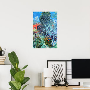 Affiches Le jardin du docteur Gachet, Auvers par Vincent va