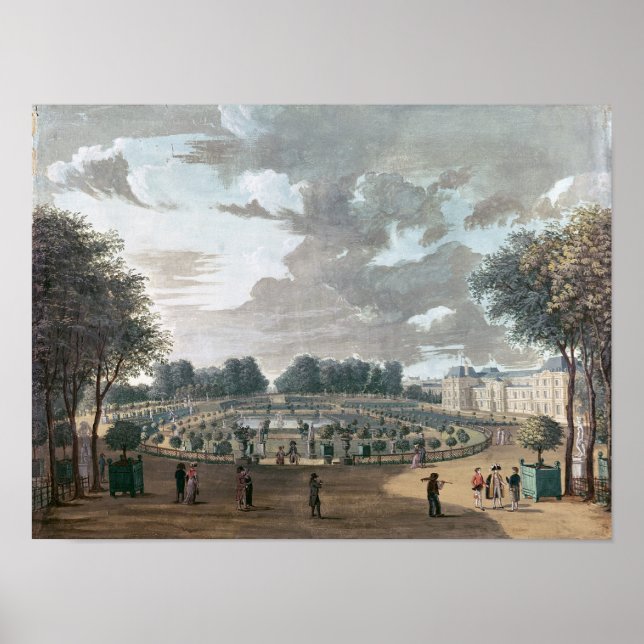 Affiches Le jardin du Luxembourg (Devant)