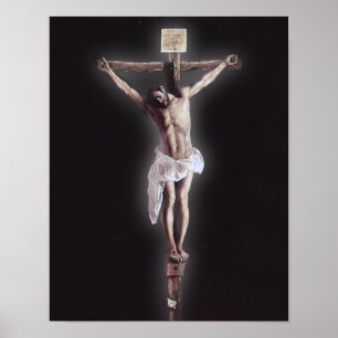 Affiches Le Jésus-Christ a crucifié l'image de dévotion