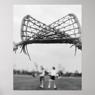 Affiches Le jeu commence dans une équipe de lacrosse avec