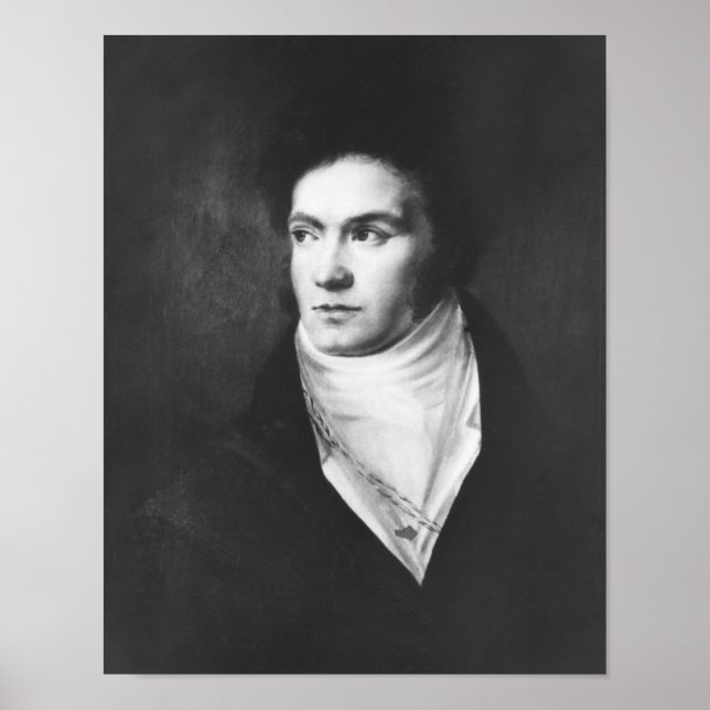 Affiches Le jeune Ludwig van Beethoven 1806 (Devant)