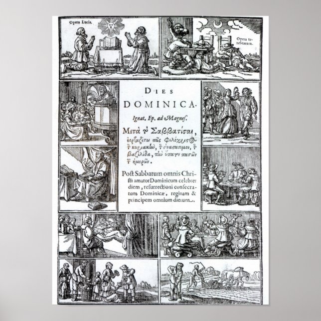 Affiches Le jour du Seigneur, 1639 (Devant)