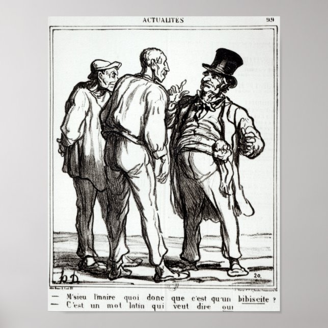 Affiches Le Journal 'Le Charivari' (Devant)