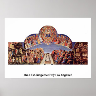 Affiches Le jugement Dernier de Fra Angelico