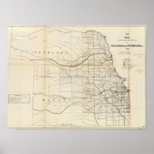 Affiches Le Kansas, Nébraska