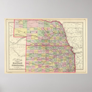Affiches Le Kansas, Nébraska 2