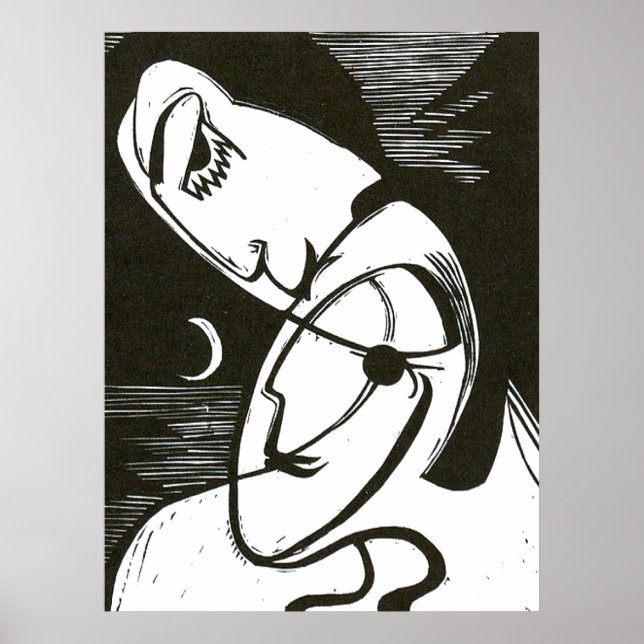 Affiches Le Kiss By Moonlight et Ocean (Devant)
