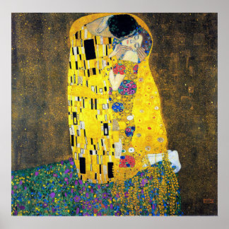 Affiches Le Kiss, Gustav Klimt