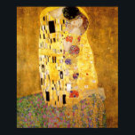 Affiches Le Kiss Gustav Klimt<br><div class="desc">Peintre autrichien impérial Gustav Klimt, chef-d'oeuvre : La réimpression de la peinture Kiss</div>