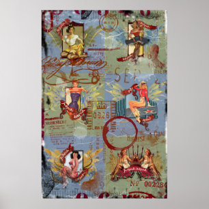 Affiches Le Kitsch Bitsch : Détruit Kitsch Bitsch PIn-Ups