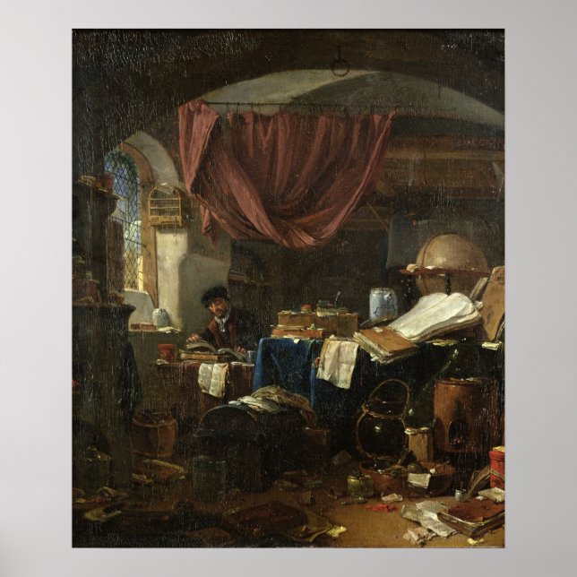 Affiches Le laboratoire de l'alchimiste (Devant)