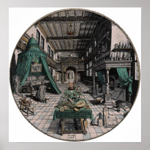 Affiches Le laboratoire de l'alchimiste - Heinrich Khunrath