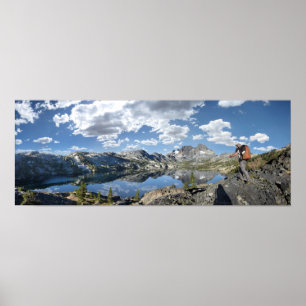 Affiches Le lac Garnet et le pic Banner - sentier John Muir