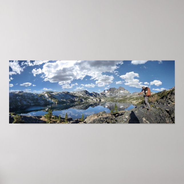 Affiches Le lac Garnet et le pic Banner - sentier John Muir (Devant)