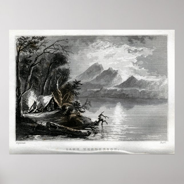 Affiches Le lac Henderson (Devant)