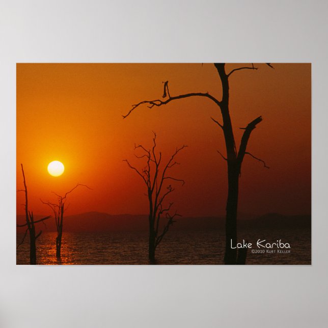 Affiches Le lac Kariba (Devant)