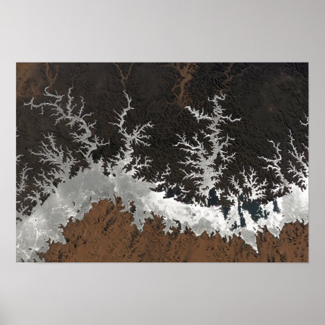 Affiches Le lac Nasser en Égypte (Devant)